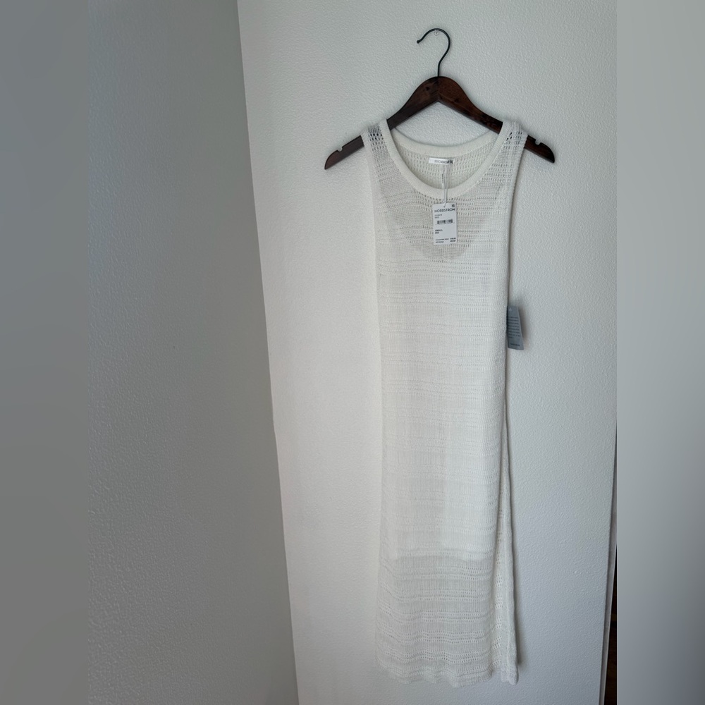 Sleeveless Knit Midi Dress in Cream Stichdrop Nordstrom